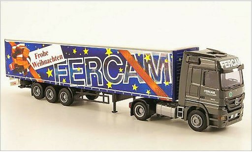 Mercedes Actros Base 1/87 AWM MP3 LH/Aerop. FERCAM/Buon Natale G-KSZ diecast model cars