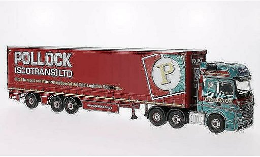 Mercedes Actros Base 1/50 Corgi (MP4) Pollock (Scotrans) Ltd Mega-Gardinenplanen-SZ diecast model cars