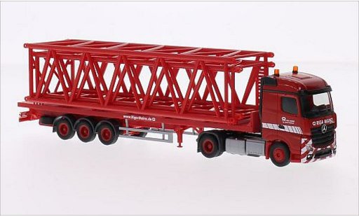 Mercedes Actros Streamspace 1/87 Herpa Riga Mainz 2011 diecast model cars