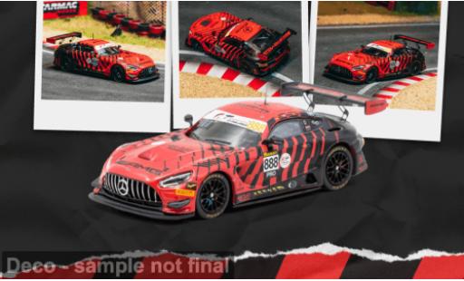 Diecast model cars Mercedes AMG GT GTR3 rot/schwarz 12h Bathurst 2026 #888 M.Engel 1/64 Tarmac Works