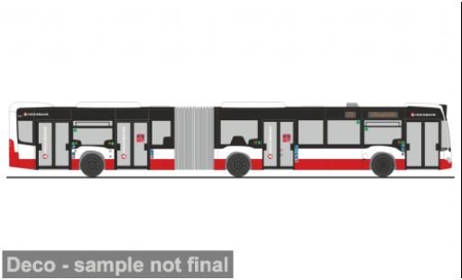 Diecast model cars Mercedes Citaro G 2012 Hamburger Hochbahn 1/87 Rietze