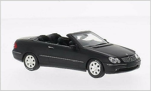 Mercedes Classe CL Cabriolet 1/43 Minichamps K Convertible matt-black 2002 diecast model cars
