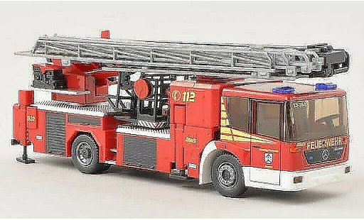 Mercedes Econic Feuerwehr 1/87 Wiking Metz B32 Fire brigade Straelen Hubrettungsbuhne diecast model cars