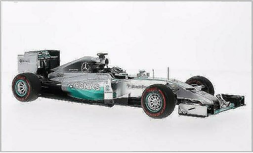 Mercedes F 2014 1/18 Spark W05 Hybrid No.6 AMG formula 1 Team Petronas formula 1 GP Monaco diecast model cars