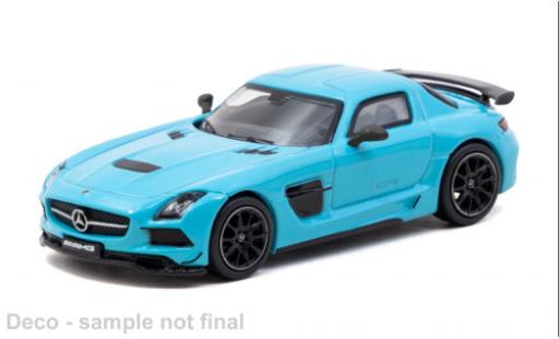 Diecast model cars Mercedes SLS AMG blau 2012 1/64 Tarmac Works