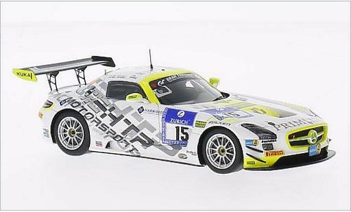 Mercedes SLS GT3 1/43 Spark AMG No.15 HTP Motorsport GmbH 24h Nurburgring 2014 /R.Rehfeld diecast model cars