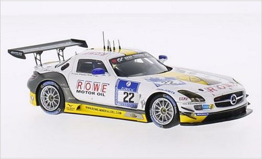 Mercedes SLS GT3 1/43 Spark AMG No.22 ROWE Racing 24h Nurburgring 2015 /R.van diecast model cars