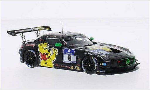 Mercedes SLS GT3 1/43 Minichamps AMG No.8 Team Haribo Racing Haribo 24h Nurburgring 2015 /M.Gotz diecast model cars