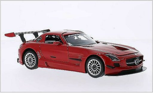 Mercedes SLS GT3 1/24 Motormax AMG red diecast model cars
