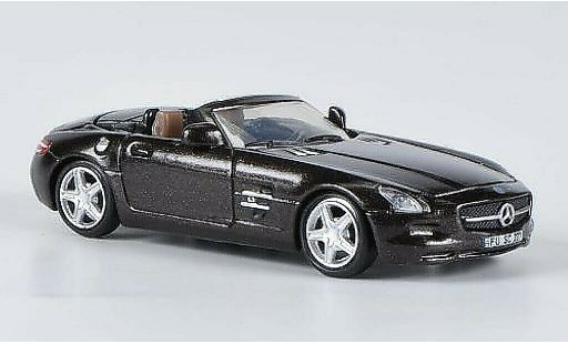 Mercedes SLS Roadster 1/87 Schuco AMG brown diecast model cars