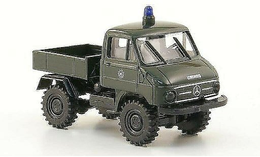 Mercedes Unimog 406-425 1/87 Brekina 411 flatbed Police diecast model cars