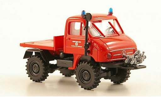 Mercedes Unimog 406-425 1/87 Brekina 411 Werksfire brigade Bosch diecast model cars