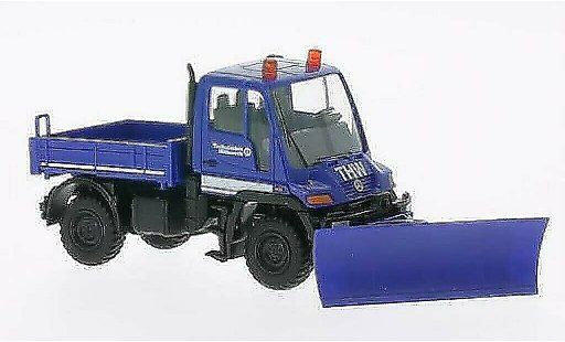 Mercedes Unimog Base 1/87 Wiking U 400 THW with Raumschild diecast model cars