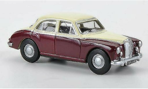 MG ZB Base 1/76 Oxford red/beige diecast model cars