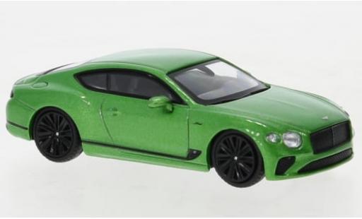 Bentley Continental 1/64 Mini GT GT Speed metallise gr&uuml;n 1:64 diecast model cars