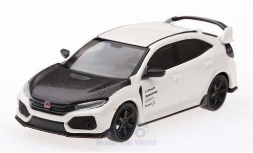 Diecast model cars Honda Civic 1/64 Mini GT Type R (FK8) white/carbon Honda Civic 1/64 Mini GT Type R (FK8) white/carbon diecast model cars