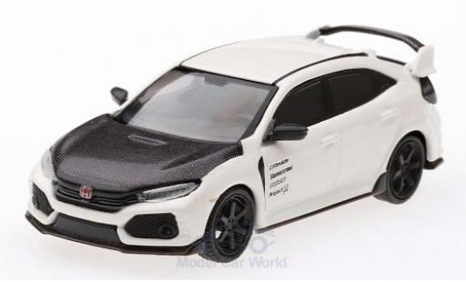 Diecast model cars Honda Civic 1/64 Mini GT Type R (FK8) white/carbon RHD Honda Civic 1/64 Mini GT Type R (FK8) white/carbon RHD diecast model cars