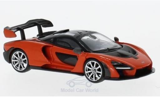 Diecast model cars McLaren Senna 1/18 Mini GT orange McLaren Senna 1/18 Mini GT orange diecast model cars