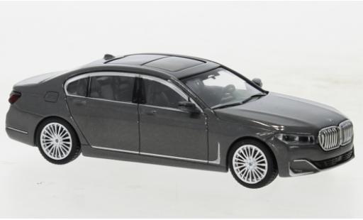 Bmw 750 1/64 Mini GT Li X-conduire metallise grey diecast model cars