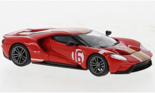 Diecast model cars Ford GT 1/64 Mini GT Heritage Edition red/doré Ford GT 1/64 Mini GT Heritage Edition red/doré diecast model cars