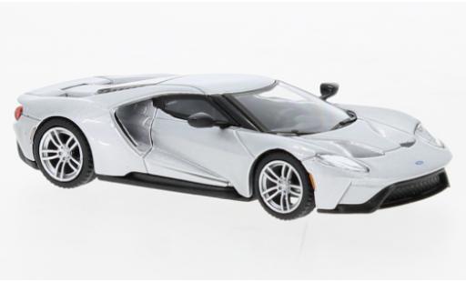 Ford GT 1/64 Mini GT grey diecast model cars