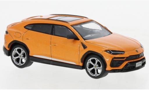 Lamborghini Urus 1/64 Mini GT metallise orange diecast model cars