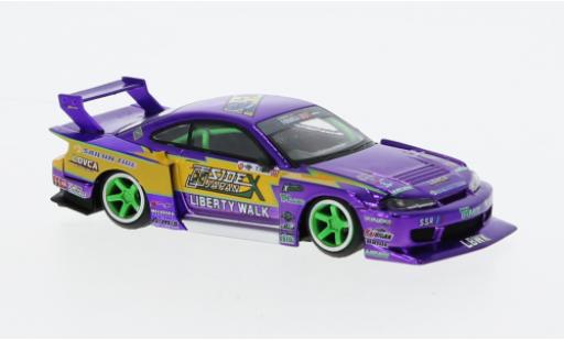 Diecast model cars Nissan Silvia 1/64 Mini GT S15 LB-Super Silhouette RHD Formula Drift 2022 Nissan Silvia 1/64 Mini GT S15 LB-Super Silhouette RHD Formula Drift 2022 diecast model cars