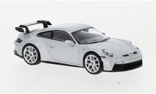 Porsche 992 GT3 1/64 Mini GT 911  grey diecast model cars