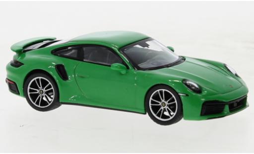 Porsche 992 Turbo s 1/64 Mini GT 911  Turbo S vert diecast model cars