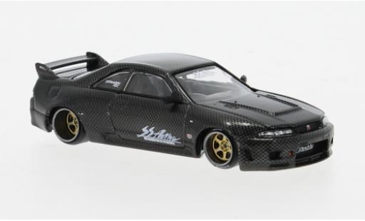 Diecast model cars Nissan Skyline 1/64 Mini GT GT-R (R33) carbon 1:64 Nissan Skyline 1/64 Mini GT GT-R (R33) carbon 1:64 diecast model cars