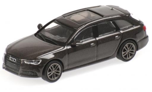 Audi A6 1/87 Minichamps Avant metallic brown 2018 diecast model cars