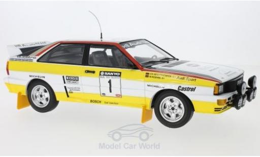 Audi Quattro 1/18 Minichamps quattro A2 No.1 Sport Rallye WM Rallye Neuseeland 1984 W.Röhrl/C.Geistdörfer diecast model cars
