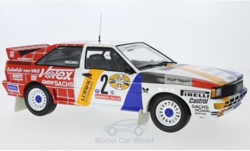 Audi Quattro 1/18 Minichamps quattro A2 No.2 Schmidt Motorsport Votex Rallye DM Rallye Hunsrück 1984 H.Demuth/W.Lux diecast model cars
