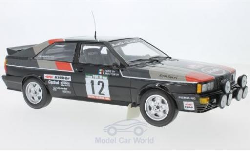Audi Quattro 1/18 Minichamps quattro No.12 Sport Rallye WM Rallye Portugal 1981 M.Mouton/F.Pons diecast model cars