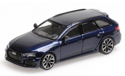 Audi RS4 1/87 Minichamps Avant (B9) metallic blue 2018 diecast model cars