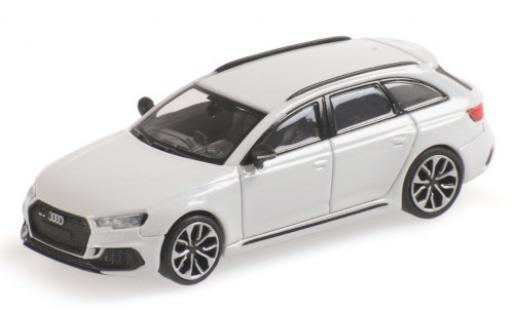 Audi RS4 1/87 Minichamps Avant (B9) metallic white 2018 diecast model cars