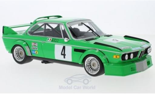 Diecast model cars Bmw 3.0 S 1/18 Minichamps CSL No.4 Jolly Club Milano ETCC Zandvoort Trophy 1979 M.Finotto/C.Facetti Bmw 3.0 S 1/18 Minichamps CSL No.4 Jolly Club Milano ETCC Zandvoort Trophy 1979 M.Finotto/C.Facetti diecast model cars