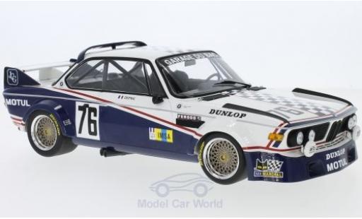 Diecast model cars Bmw 3.0 S 1/18 Minichamps CSL No.76 Garage Du Bac 24h Le Mans 1977 Depnic/J.Coulon Bmw 3.0 S 1/18 Minichamps CSL No.76 Garage Du Bac 24h Le Mans 1977 Depnic/J.Coulon diecast model cars