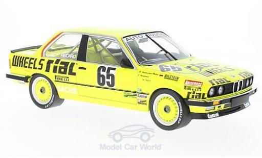 Diecast model cars Bmw 325 1/18 Minichamps i No.65 Auto Budde Team Rial 24h Nürburgring 1986 J.Hamelmann/R.Walterscheid-Müller/M.Trint Bmw 325 1/18 Minichamps i No.65 Auto Budde Team Rial 24h Nürburgring 1986 J.Hamelmann/R.Walterscheid-Müller/M.Trint diecast model cars