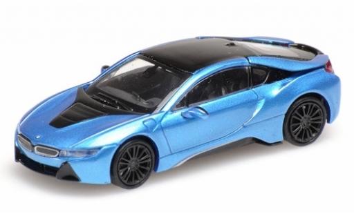 Diecast model cars Bmw i8 1/87 Minichamps Coupe metallic blue 2015 Bmw i8 1/87 Minichamps Coupe metallic blue 2015 diecast model cars