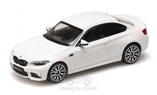 Diecast model cars Bmw M2 1/43 Minichamps Competition white 2019 Bmw M2 1/43 Minichamps Competition white 2019 diecast model cars