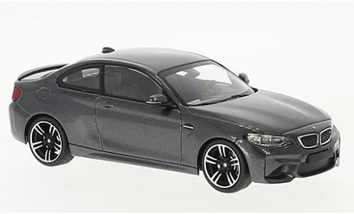 Diecast model cars Bmw M2 1/43 Minichamps (F87) metallic grey 2016 Bmw M2 1/43 Minichamps (F87) metallic grey 2016 diecast model cars