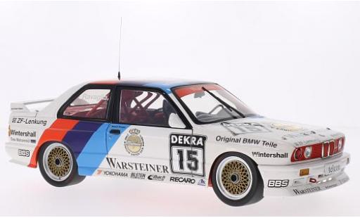 Bmw M3 1/18 Minichamps (E30) DTM No.15 Team Schnitzer Warsteiner DTM 1989 R.Ravaglia diecast model cars
