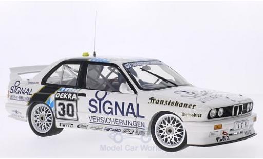 Bmw M3 E30 1/18 Minichamps (E30) DTM No.30 Team Isert Signal Versicherungen DTM 1991 L.von Bayern diecast model cars