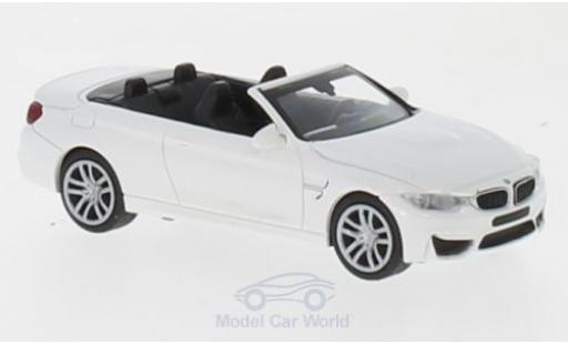 Diecast model cars Bmw M4 1/87 Minichamps Cabriolet white 2015 Bmw M4 1/87 Minichamps Cabriolet white 2015 diecast model cars