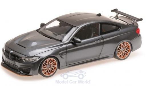 Diecast model cars Bmw M4 1/18 Minichamps GTS metallic grey 2016 Bmw M4 1/18 Minichamps GTS metallic grey 2016 diecast model cars