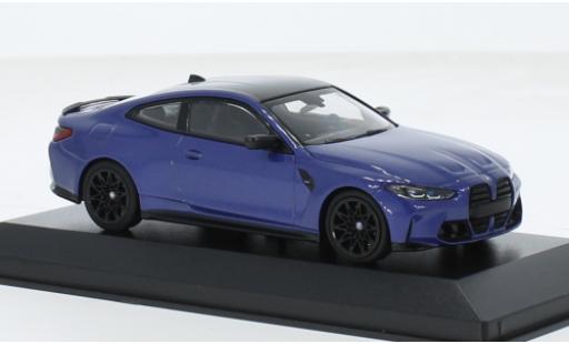 Diecast model cars Bmw M4 1/43 Minichamps metallise blau 2020 1:43 Bmw M4 1/43 Minichamps metallise blau 2020 1:43 diecast model cars