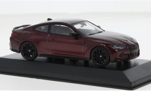 Diecast model cars Bmw M4 1/43 Minichamps metallise rot 2020 1:43 Bmw M4 1/43 Minichamps metallise rot 2020 1:43 diecast model cars