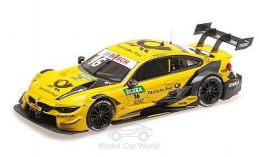 Diecast model cars Bmw M4 1/18 Minichamps No.16 Team RMG Deutsche Post DTM 2018 T.Glock Bmw M4 1/18 Minichamps No.16 Team RMG Deutsche Post DTM 2018 T.Glock diecast model cars