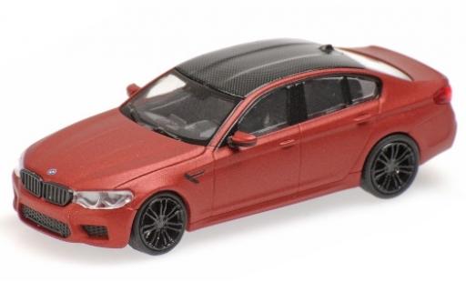 Diecast model cars Bmw M5 1/87 Minichamps (F90) matt-red/carbon 2018 Bmw M5 1/87 Minichamps (F90) matt-red/carbon 2018 diecast model cars